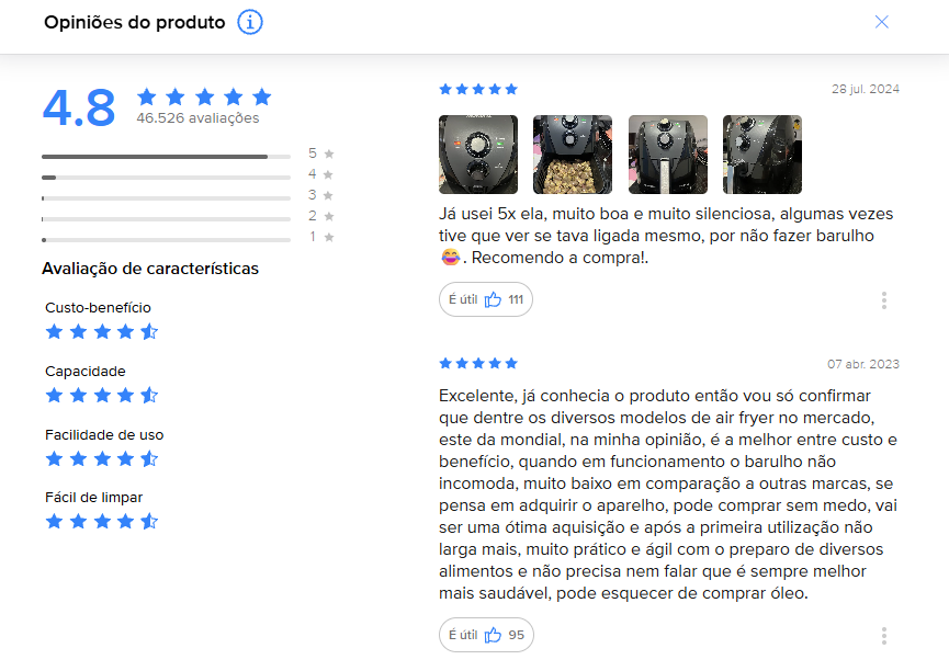 Air Fryer Mondial 4L 1500w é boa? 5 Review Air Fryer Mondial 4l 1500w